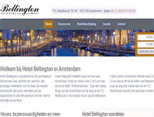 Tablet Screenshot of hotel-bellington.com